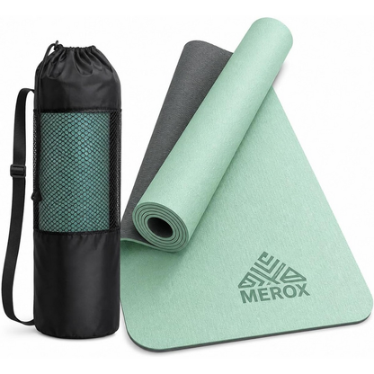 Merox™ Anti-Slip Yoga Mat 8mm TPE Exercise Mat